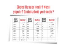 Photo of Ebced Hesabı nedir? Ebced Hesabı nasıl yapılır? Dini hükmü nedir?